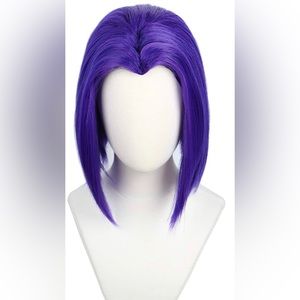 Purple Short Hair Wig